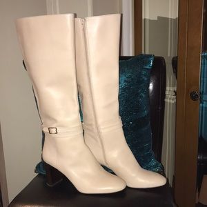 Ann Taylor leather knee boots